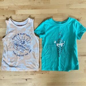 Cat and Jack - Summertime Shirts - 2T